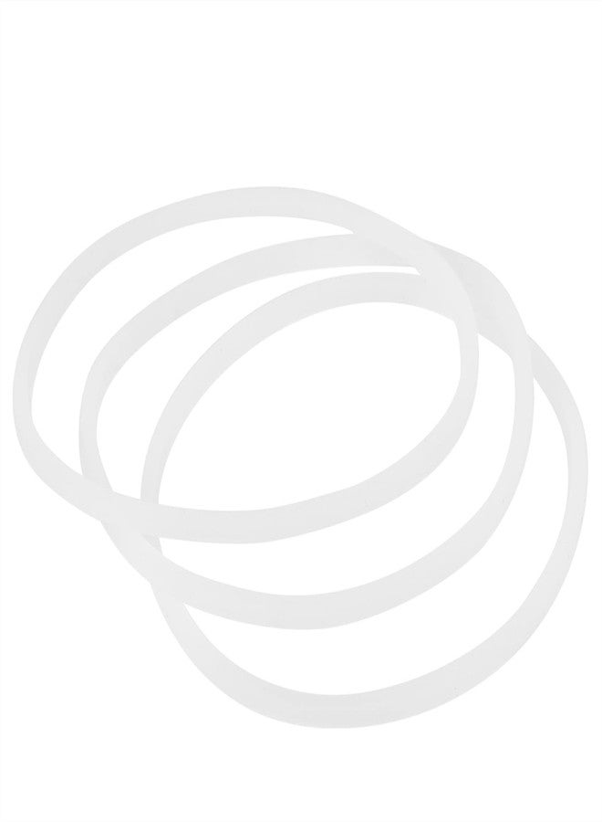 Sunicon 3Pcs Rubber Gasket, Flexible O Seal Ring Gaskets, Juicer Blender Replacement Gasket (Outer Diameter 80mm/3.15in, Inner Diameter 73.8mm/2.91in) - Image 1